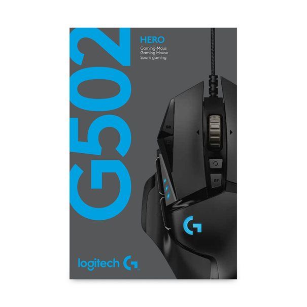 Logitech Mouse G502 HERO Gaming DE black DE Version - Image 6