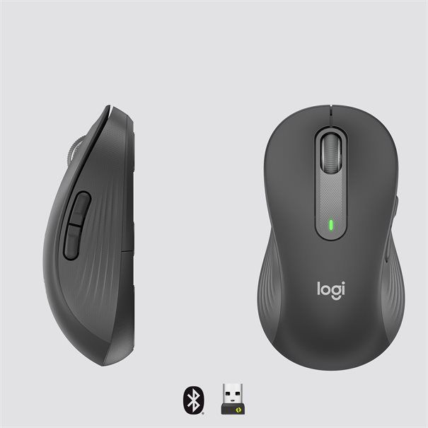 Logitech Mouse M650 SIGNATURE Large WL (LEFT) BOLT graphite BT für große Hände (> 19,0 cm), Linkshänder - Image 6