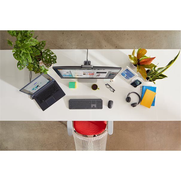 Logitech Keyboard MX Keys for Business [DE] graphite BT  beleuchtete Tasten, BrownBox - Image 4