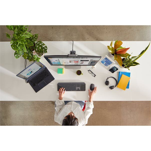 Logitech Keyboard MX Keys for Business [DE] graphite BT  beleuchtete Tasten, BrownBox - Image 5