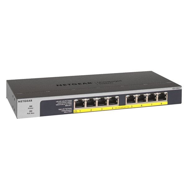 Netgear 8Port Switch 10/100/1000 GS108LP - Image 2