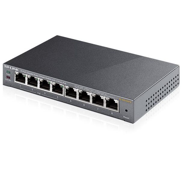TP-LINK Switch TL-SG108PE 8xGBit (4x PoE+ / 64W) Managed - Image 4