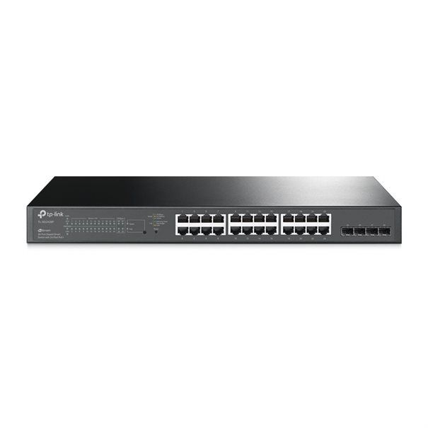 TP-LINK Switch SG2428P 24xGBit/4xSFP Managed PoE+ (250W) - Image 1
