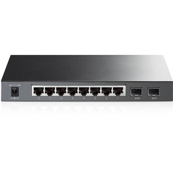 TP-LINK Switch SG2210P 8xGBit/2xSFP Managed PoE+ (53W) - Image 2