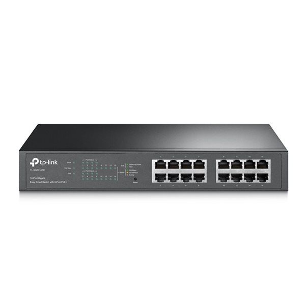 TP-LINK Switch TL-SG1016PE 16xGBit 19" (8x PoE+ / 110W) - Image 1