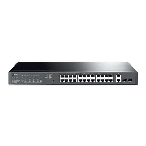 TP-LINK Switch TL-SG1428PE 24xGBit PoE+ (250W)/2xGBit/2xSFP Unmanaged/Easy Smart PoE Switch - Image 1
