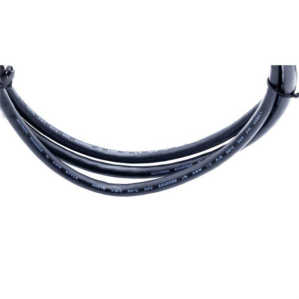 Kabel USB-C <=> USB-C 3.1 Gen1 / 3.2 Gen1 (5Gbps)  1m black Power Delivery 3.0, 20V, 5A, 100W - Image 2