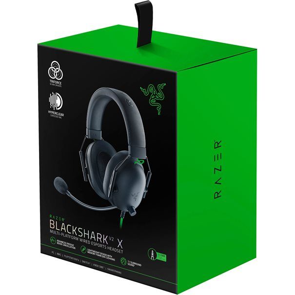 Razer Headset BlackShark V2 X 7.1 Gaming black 3,5mm Klinke 7.1-Kanal; ohrumschließend - Image 7