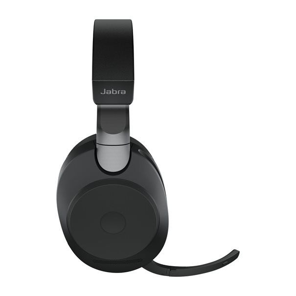 Jabra Headset Evolve2 85 Link 380a UC Stereo ANC Schwarz BT 3,5mm Stecker, Geräuschisolierung, Schwarz - Image 3