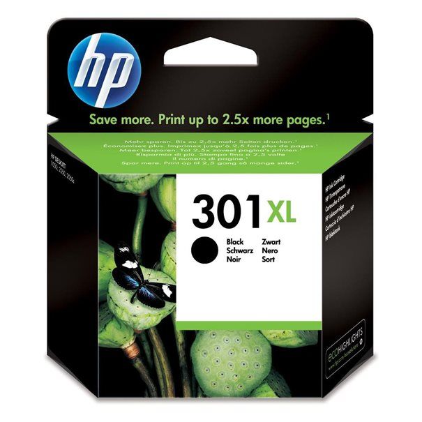 Tinte HP 301XL / CH563EE BLACK - Image 1