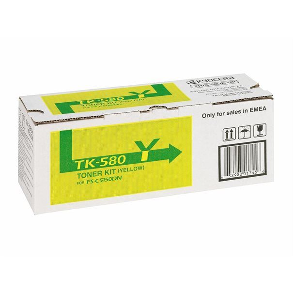 Toner Kyocera TK-580Y yellow - Image 2