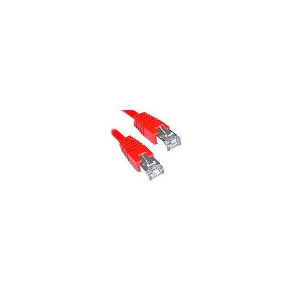 Kabel LAN S/FTP (Patchkabel) CAT6 0.5m red - Image 2