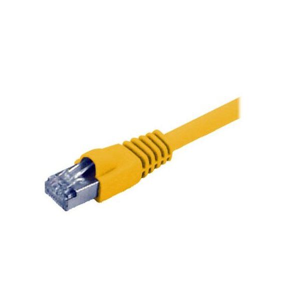 Kabel LAN S/FTP (Patchkabel) CAT6 5m yellow - Image 1