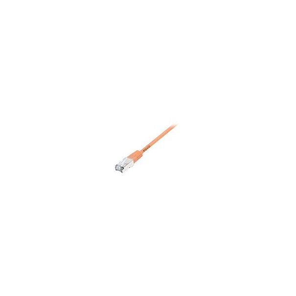 Kabel LAN S/FTP (Patchkabel) CAT6 0.5m orange - Image 1