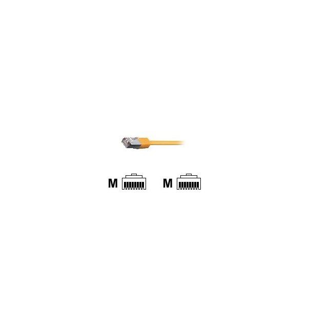 Kabel LAN S/FTP (Patchkabel) CAT6 2m orange - Image 1