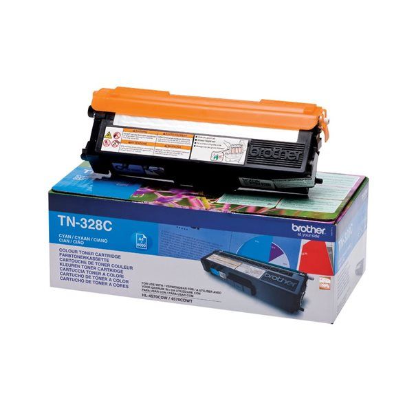 Toner Brother TN-328C cyan  6.0k - Image 1