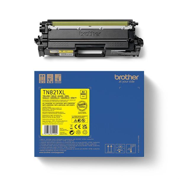 Toner BrotherTN-821XLY Yellow Bis zu 9000 Seiten - Image 3