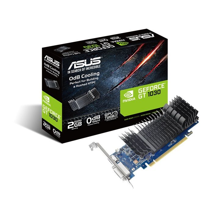 ASUS VGA GT1030-SL-2G-BRK, 2048MB, GDDR5 - Image 1