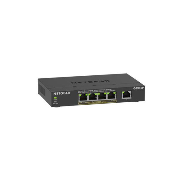 Netgear 5Port Switch 10/100/1000 GS305P - Image 1