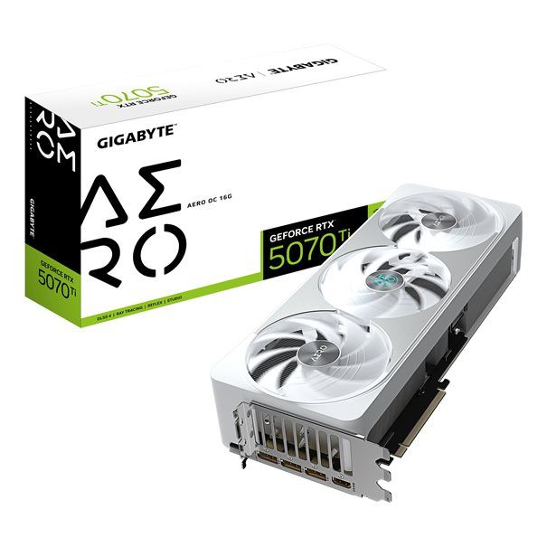 GIGA VGA 16GB RTX5070TI AERO-OC-16G 3xDP/HDMI GeForce RTX 5070 Ti AERO OC 16G - Image 1