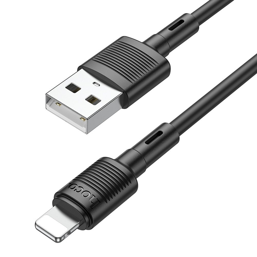 Cable USB A to Lightning Hoco 2,4A 1 m X83 black - Image 2