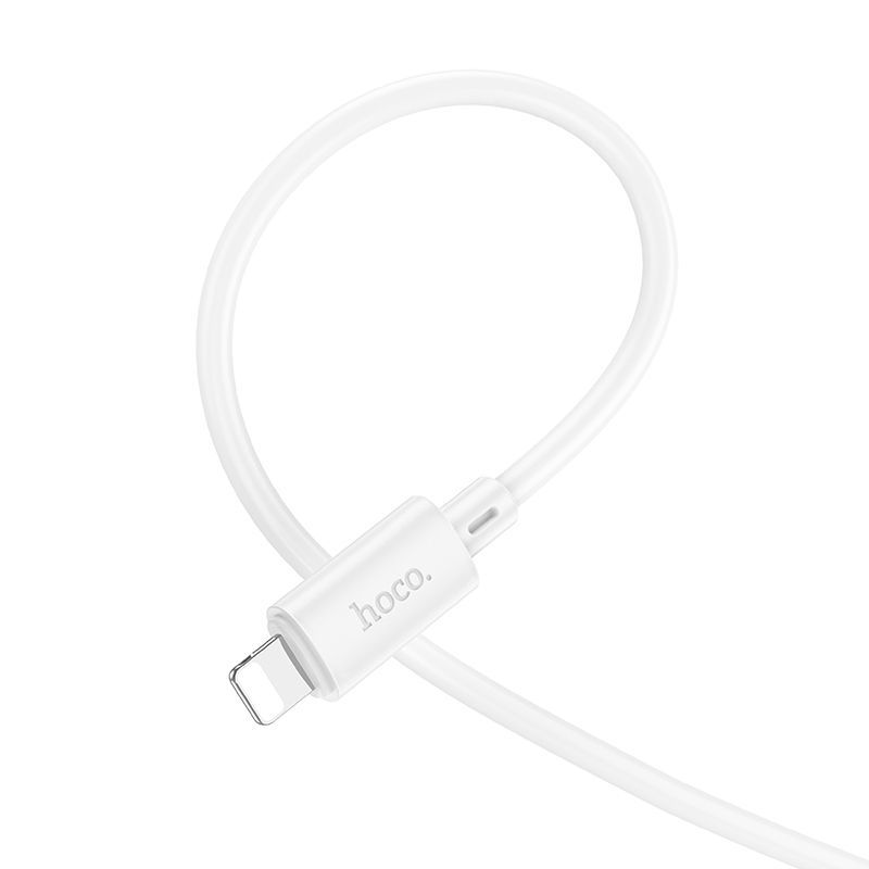 Cable USB A to Lightning Hoco 2,4A 1 m X88 white - Image 2
