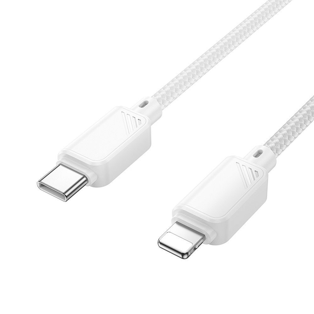Cable USB C to Lightning Hoco PD 27W 1 m X113 white Cable USB C to Lightning Hoco PD 27W 1 m X113 white - Image 1