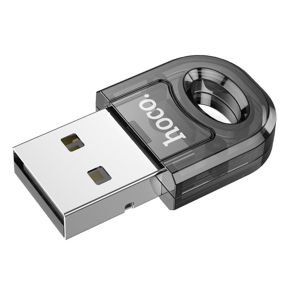 Adapter USB A bluetooth Hoco UA28 transparent black - Image 2
