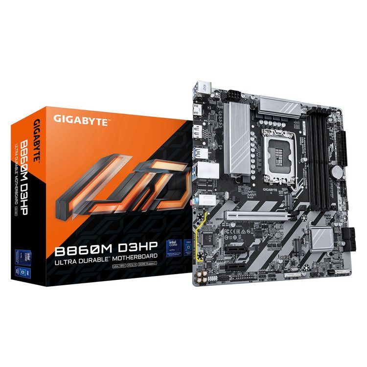 GIGABYTE MOTHERBOARD B860M D3HP DDR5, 1851, MATX - Image 1