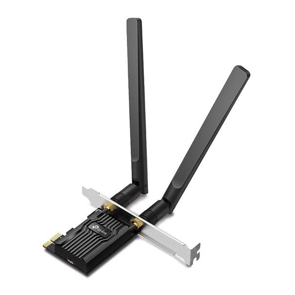 TP-LINK WLAN 1775MBit AX1800 Wi-Fi 6 Bluetooth 5.2 PCIe Adapter LP inkl. Low-Profile Slotblech - Image 1