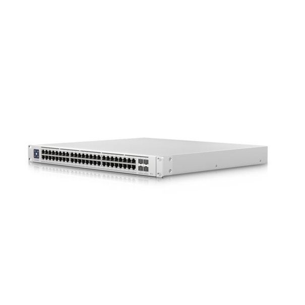 Ubiquiti Switch UniFi 48xRJ45 2,5G/4xSFP+ 10G Managed PoE+ 19" Rack-Mountable, 1,3" Touchscreen, 720W PoE+ - Image 1