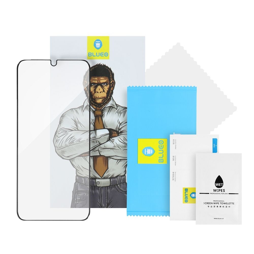 5D Mr. Monkey Glass - Apple iPhone 16 Pro black (Strong HD) - Image 2
