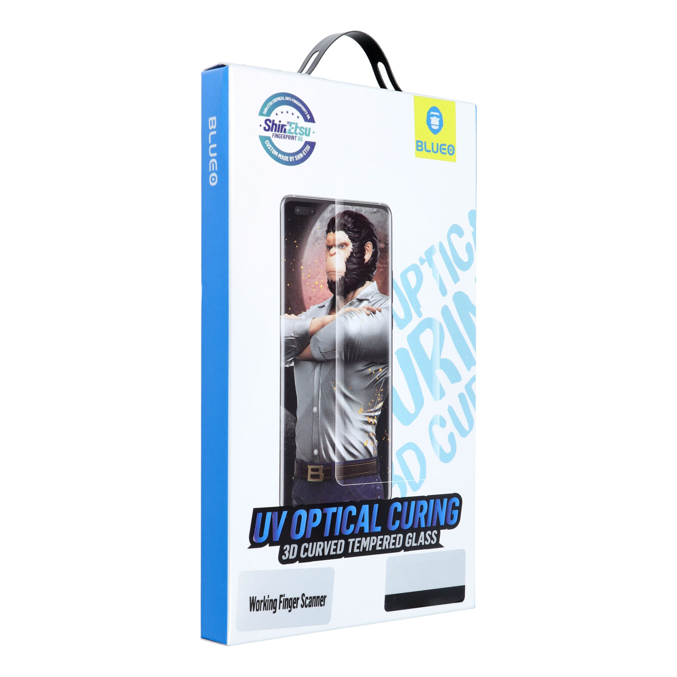 5D Mr. Monkey Glass - Samsung Galaxy S24 Ultra transparent (UV Glass) - Image 1