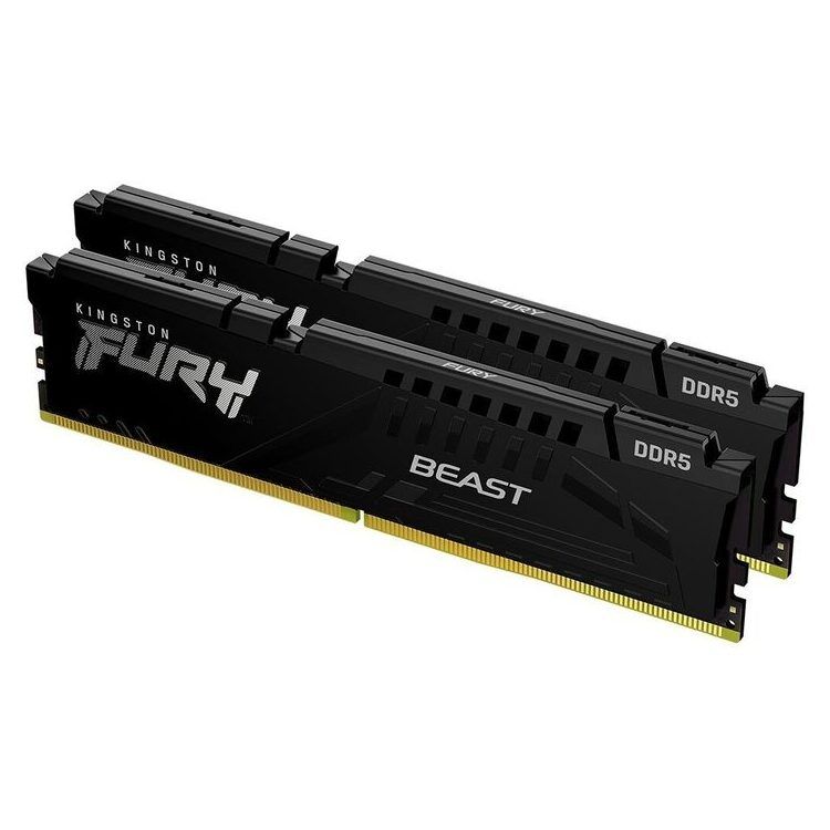 KINGSTON Memory KF560C36BBEK2-64  FURY Beast Black DDR5, 6000MT/s, 64GB,KIT OF 2 - Image 1