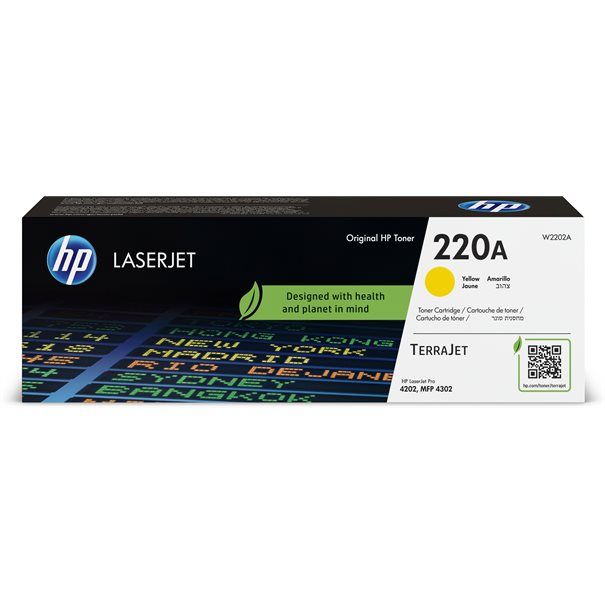 Toner HP 220A / W2202A Yellow - Image 1