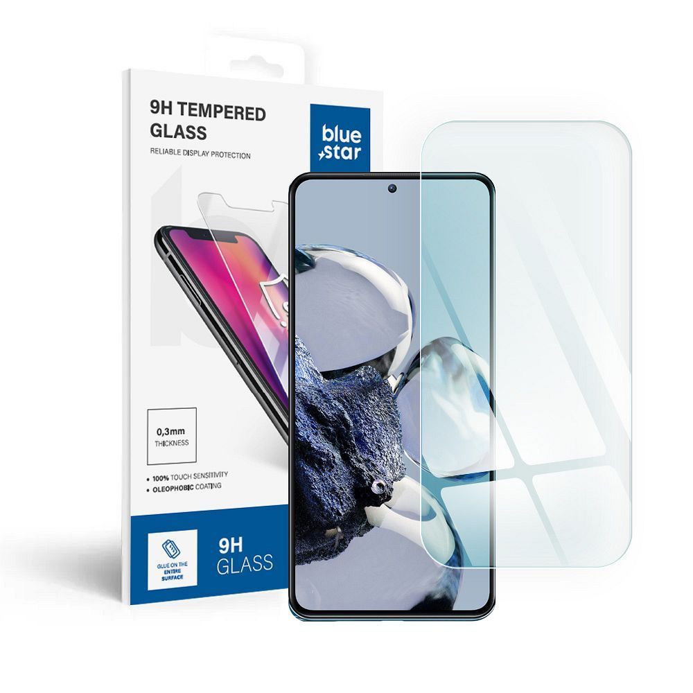 Tempered Glass Blue Star - XIAOMI Mi 12T/Mi10T/Redmi Note 10 Pro/Mi11T/Mi12T/Samsung A72 - Image 1