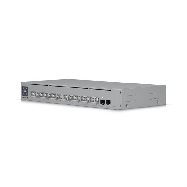 Ubiquiti Switch UniFi 12xRJ45 GBit/4xRJ45 2.5G/2xSFP+ Managed PoE+ 180W Max optional 19" Rack-Mountable, 1,3" Touchscreen - Image 3