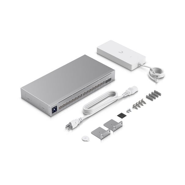 Ubiquiti Switch UniFi 12xRJ45 GBit/4xRJ45 2.5G/2xSFP+ Managed PoE+ 180W Max optional 19" Rack-Mountable, 1,3" Touchscreen - Image 8