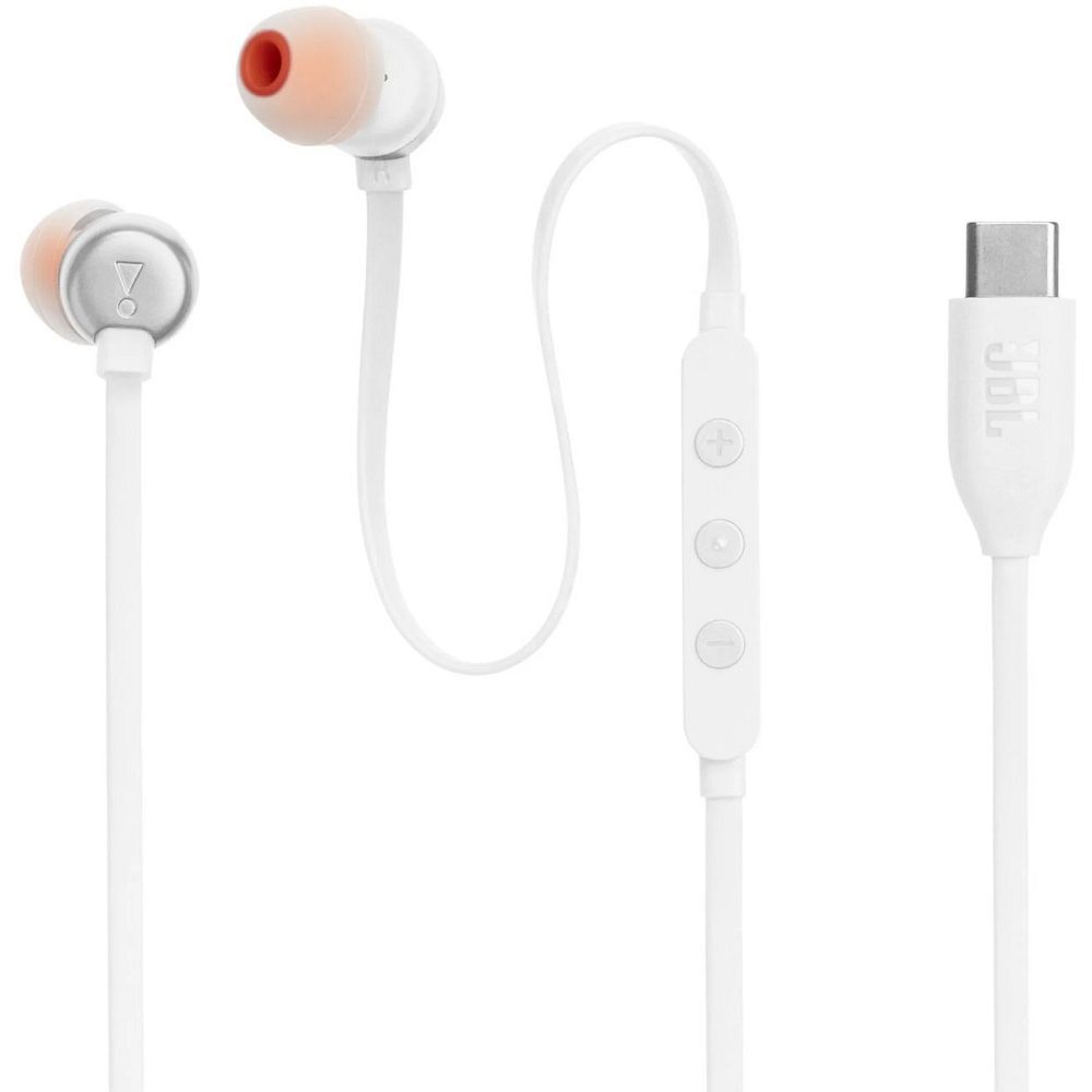Wire earphones USB C JBL Tune 310C white Wire earphones USB C JBL Tune 310C white - Image 1