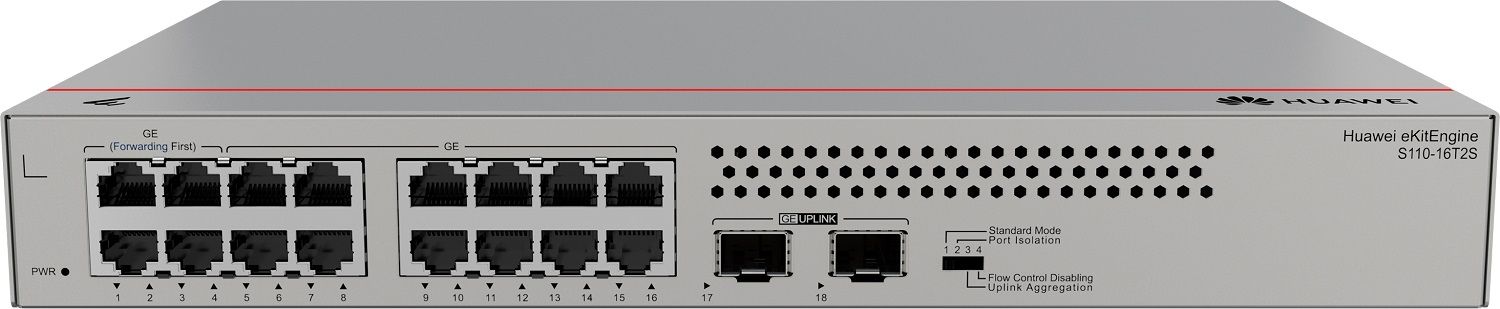 HUAWEI eKitEngine Switch S110-16T2S Unmanaged - Image 1