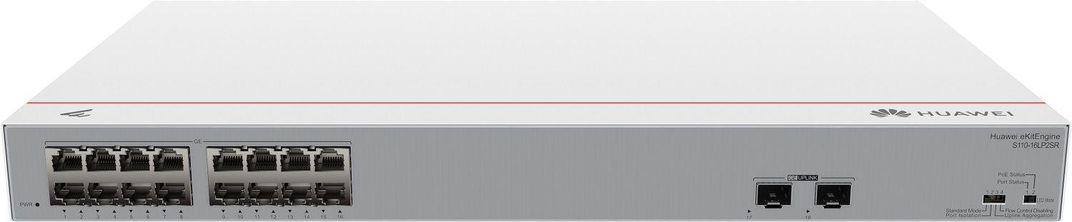 HUAWEI eKitEngine Switch S110-16LP2SR Unmanaged - Image 1