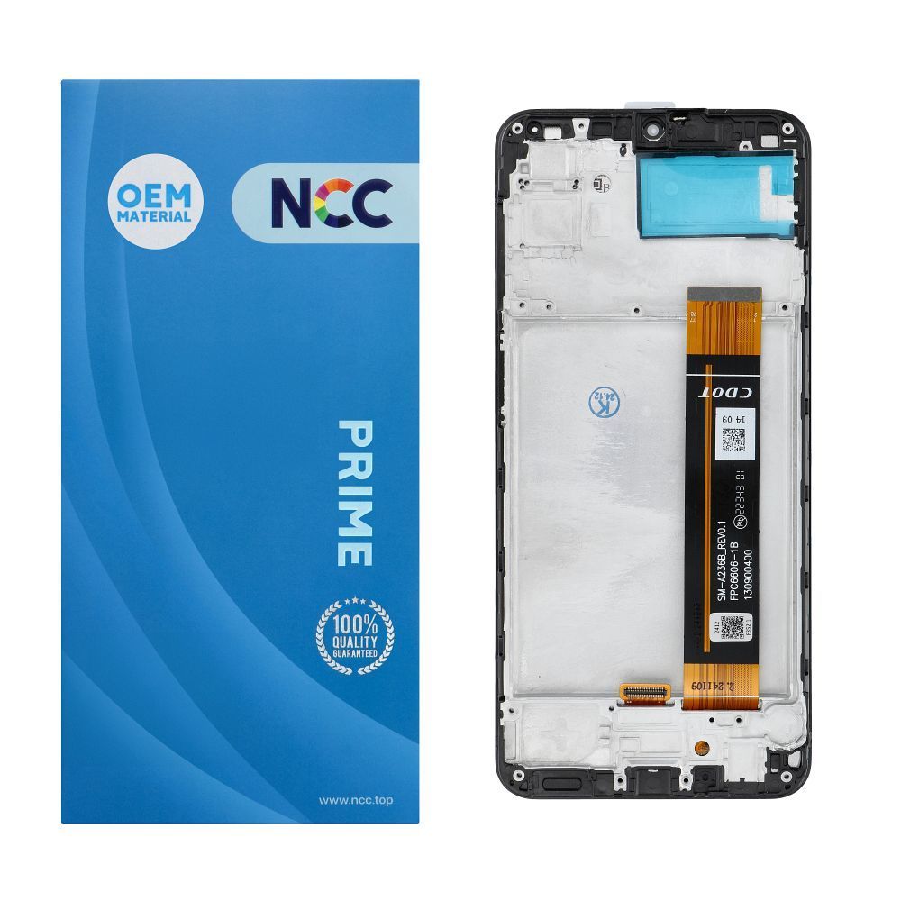 NCC LCD Display for SAMSUNG A23 5G A236 B/U/E OEM with frame NCC LCD Display for SAMSUNG A23 5G A236 B/U/E OEM with frame - Image 1