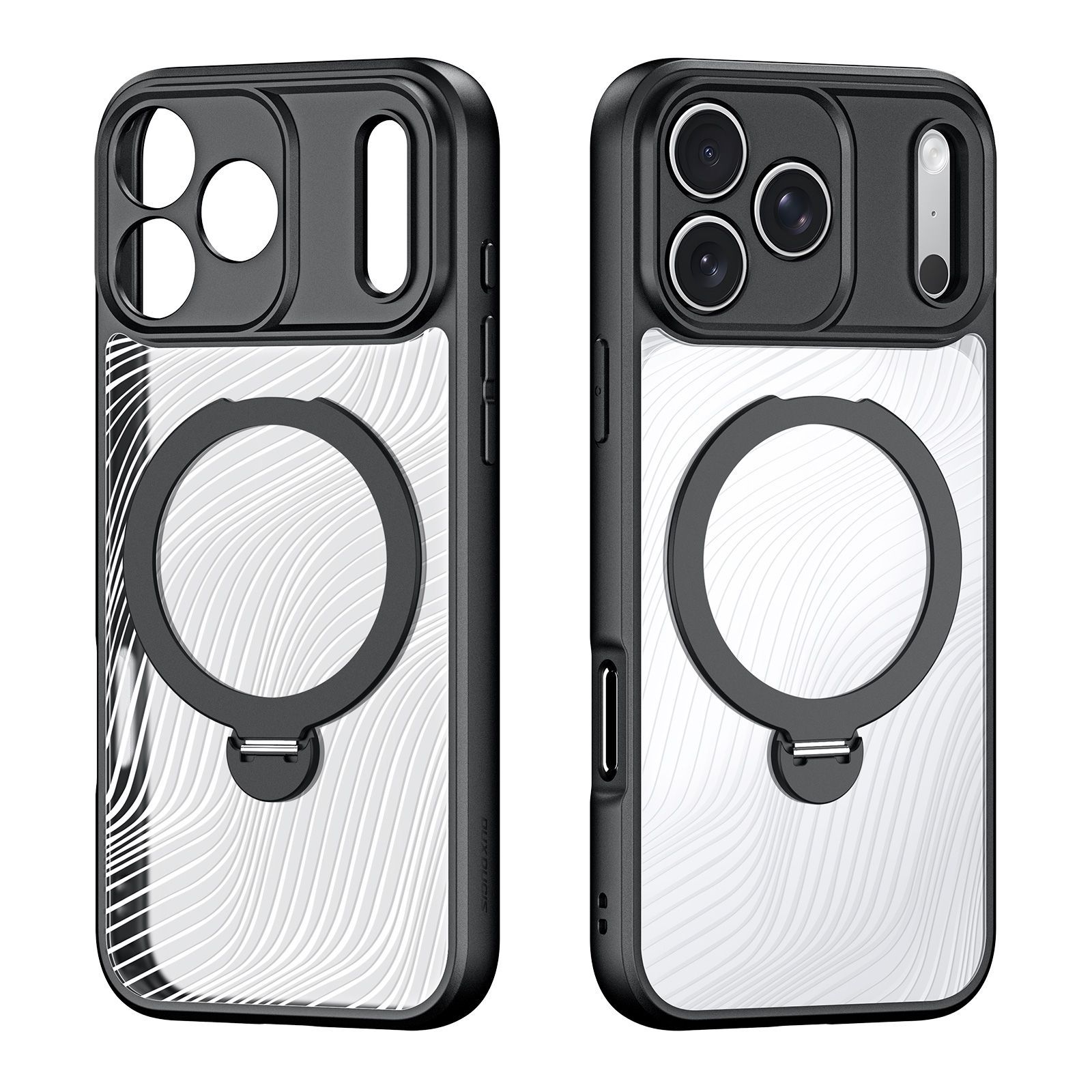 DUX DUCIS case AIMO MAG STAND compatible with MagSafe for IPHONE 17 PRO MAX black - Image 2