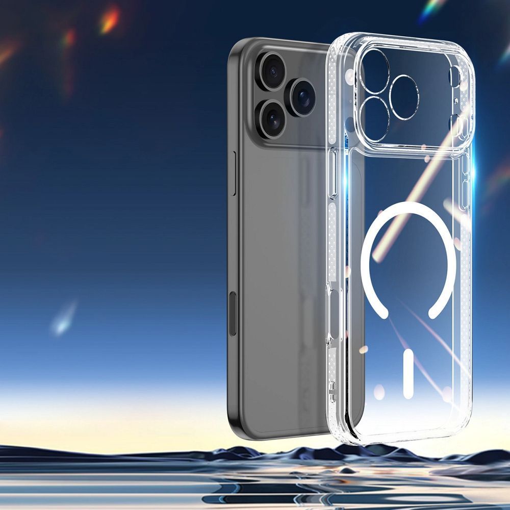DUX DUCIS case CLIN MAG compatible with MagSafe for IPHONE 17 PRO (Open Ring Version) transparent - Image 2