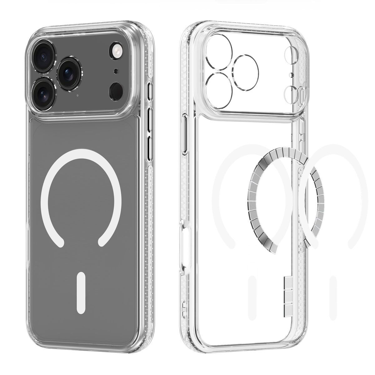DUX DUCIS case CLIN MAG compatible with MagSafe for IPHONE 17 PRO (Open Ring Version) transparent - Image 1
