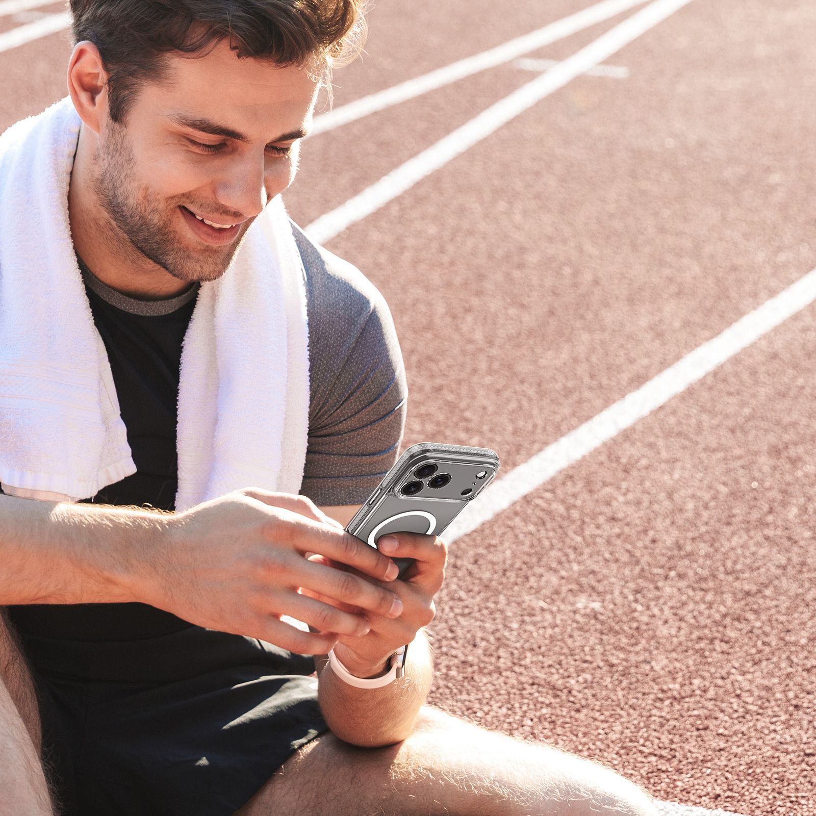 DUX DUCIS case CLIN MAG compatible with MagSafe for IPHONE 17 PRO MAX (Open Ring Version) Max transparent - Image 2