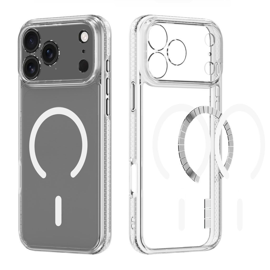 DUX DUCIS case CLIN MAG compatible with MagSafe for IPHONE 17 PRO MAX (Open Ring Version) Max transparent - Image 1