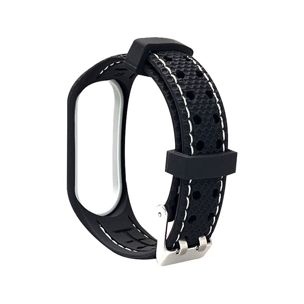 Elastomer strap LIFESTYLE for XIAOMI Mi Band 5 / 6 black (03) - Image 2