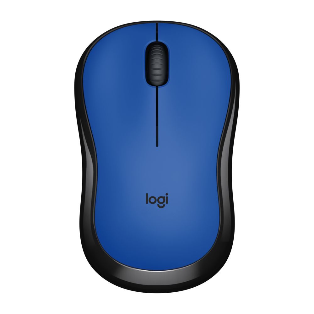 LOGITECH Mouse Wireless M185 Blue - Image 1