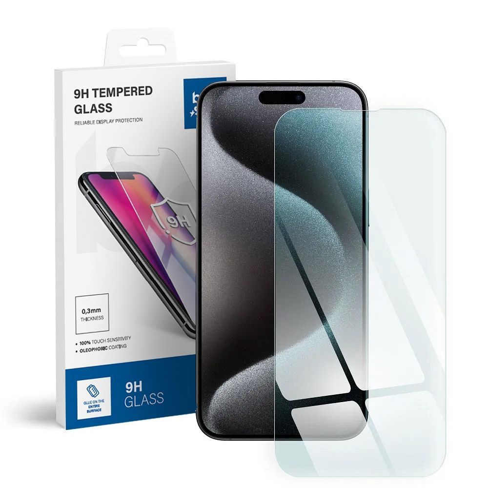 Tempered Glass Blue Star - IPHONE 15 Pro  - Image 1